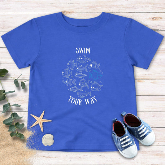 Swim your way Toddler Tee