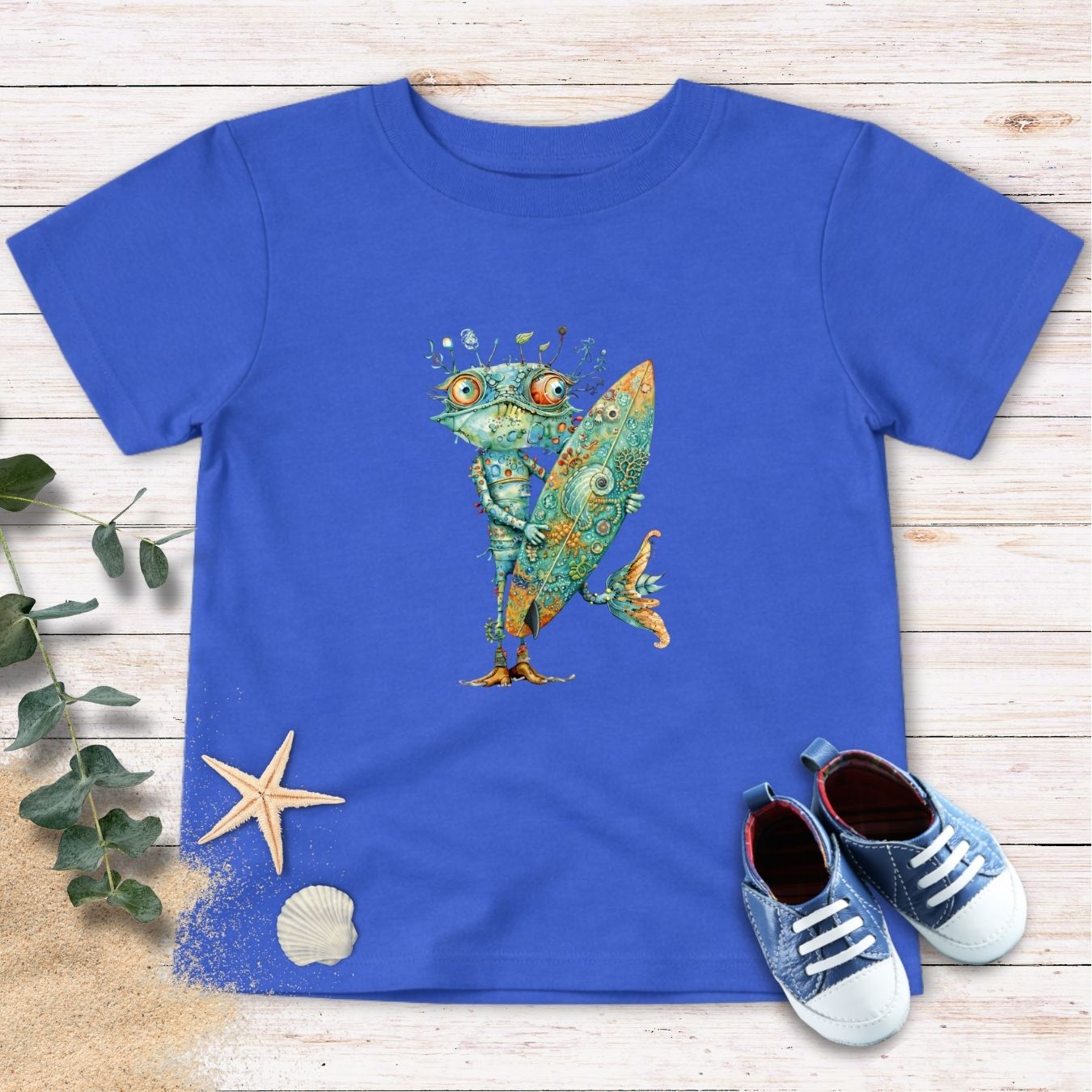 Reef Surfer Monster Toddler Tee