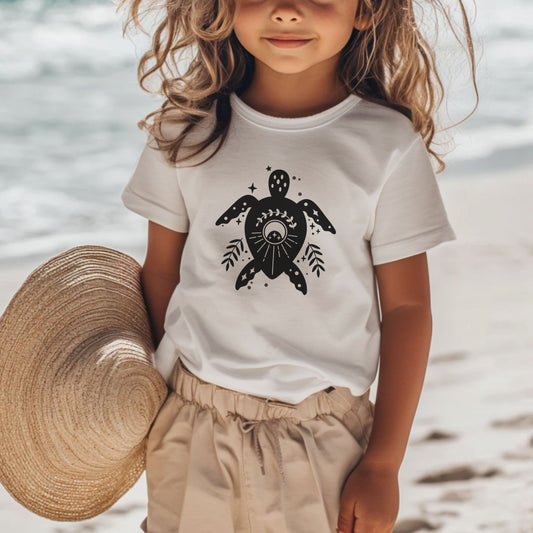 Turtle black Toddler Tee