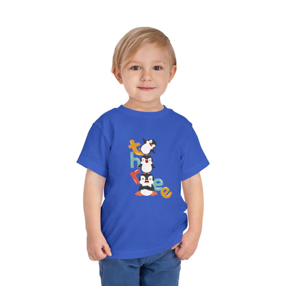Three penguins Toddler Tee