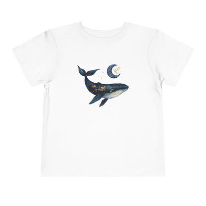 Moon, stars & whale Toddler Tee