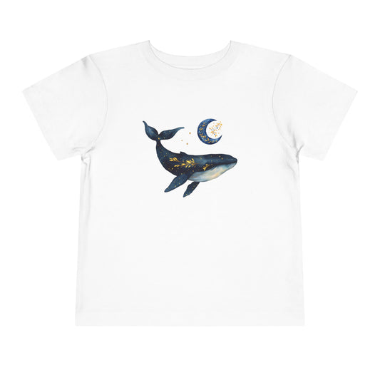 Moon, stars & whale Toddler Tee