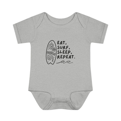 Eat sleep surf Bodysuit