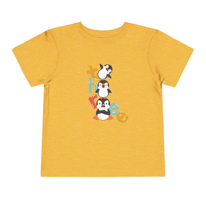 Three penguins Toddler Tee