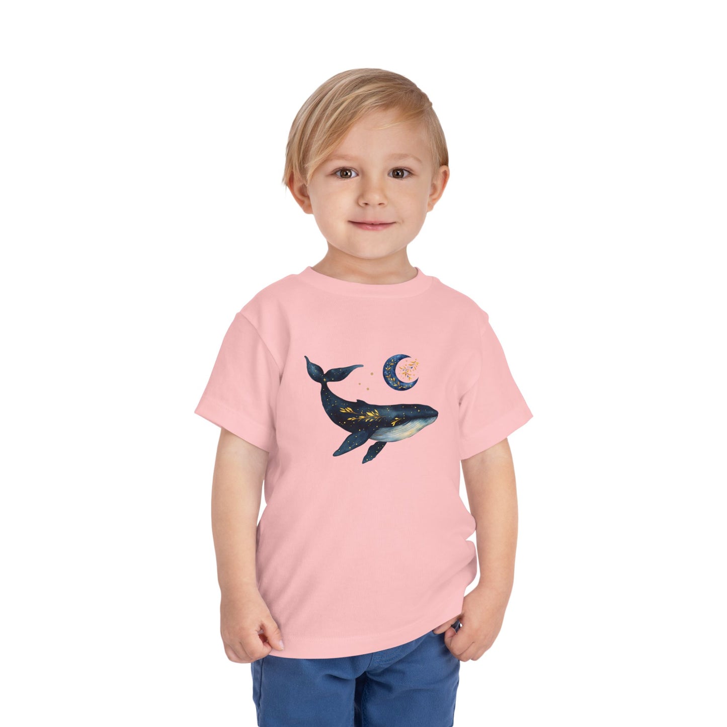 Moon, stars & whale Toddler Tee