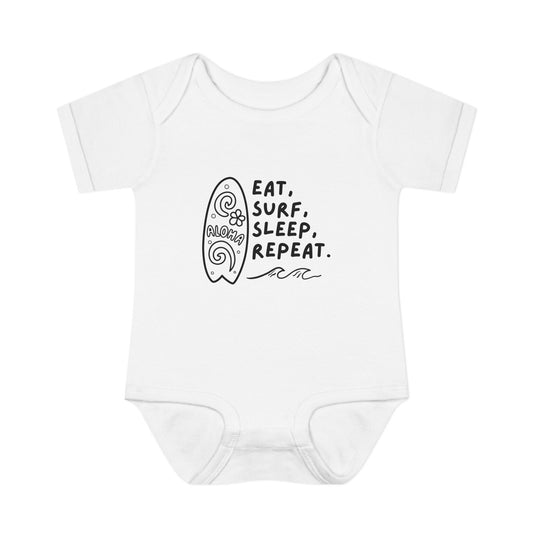 Eat sleep surf Bodysuit