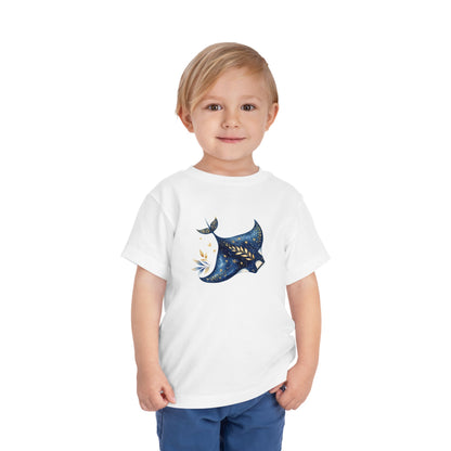 Manta Ray & stars Toddler Tee