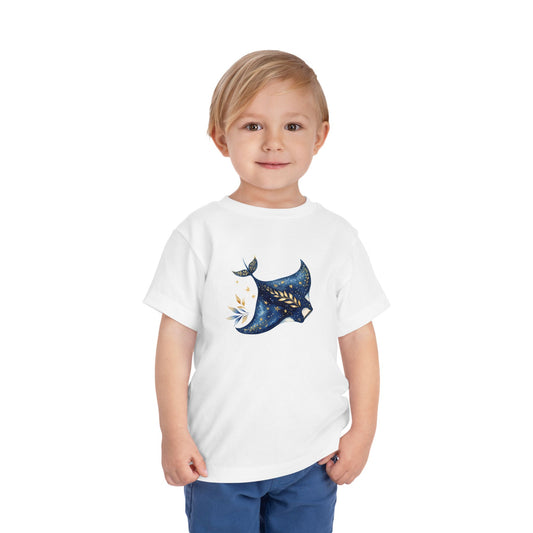 Manta Ray & stars Toddler Tee