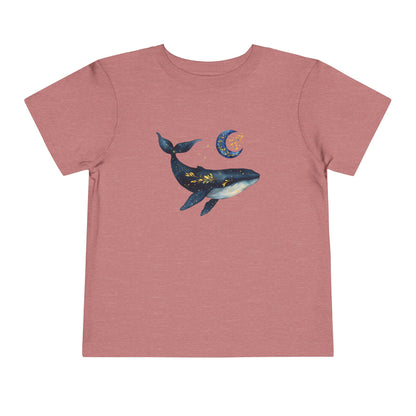 Moon, stars & whale Toddler Tee