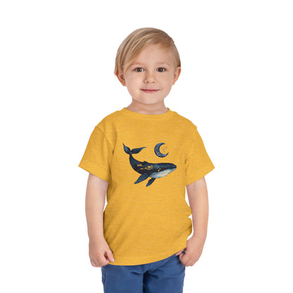 Moon, stars & whale Toddler Tee