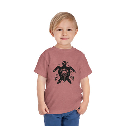 Turtle black Toddler Tee