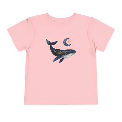 Moon, stars & whale Toddler Tee