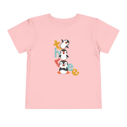 Three penguins Toddler Tee