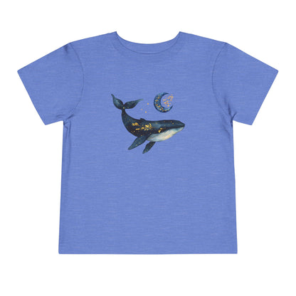 Moon, stars & whale Toddler Tee