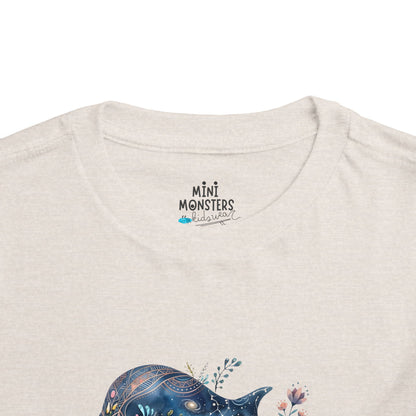 Cosmic Bloom Whale Toddler Tee