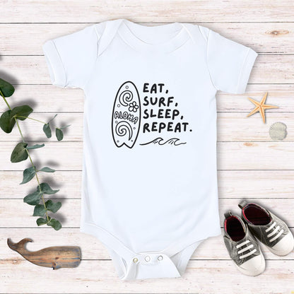 Eat sleep surf Bodysuit
