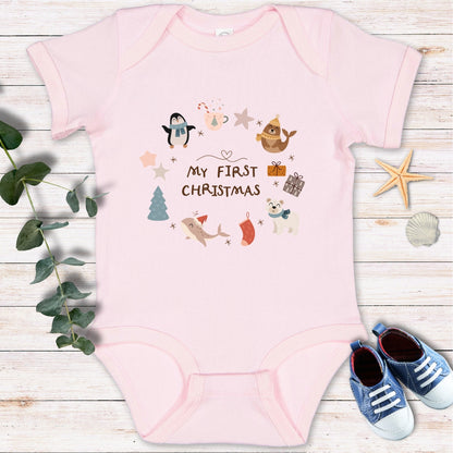 My First Christmas Bodysuit