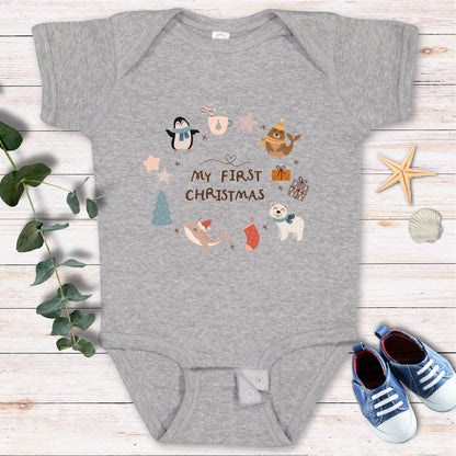 My First Christmas Bodysuit