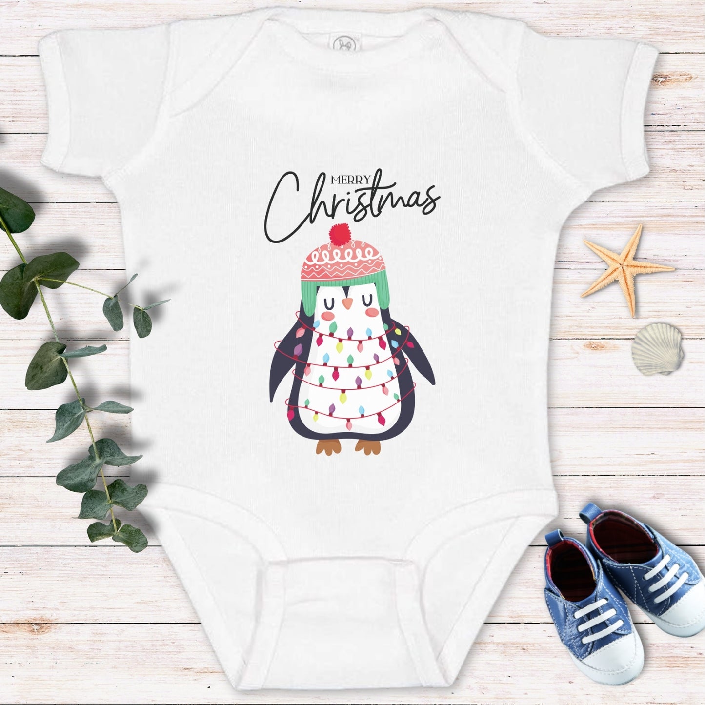 Christmas Penguin Bodysuit