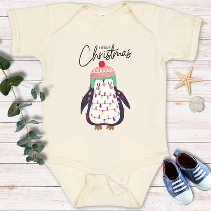 Christmas Penguin Bodysuit