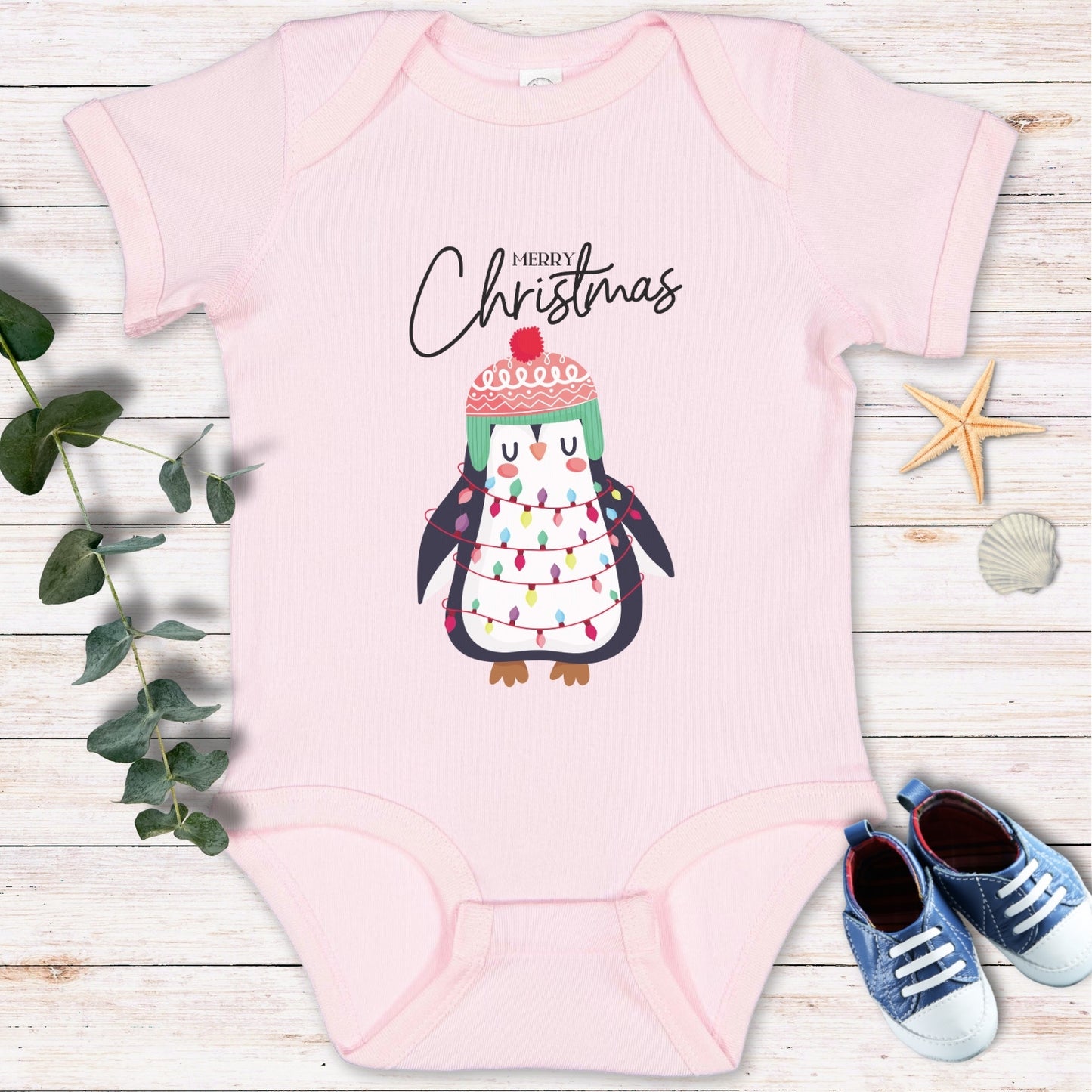 Christmas Penguin Bodysuit