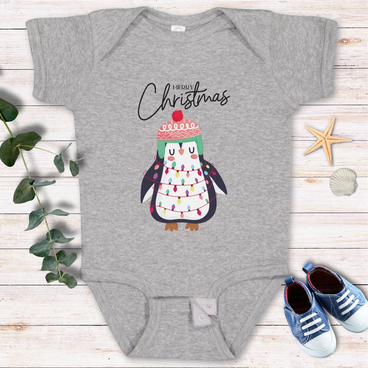 Christmas Penguin Bodysuit