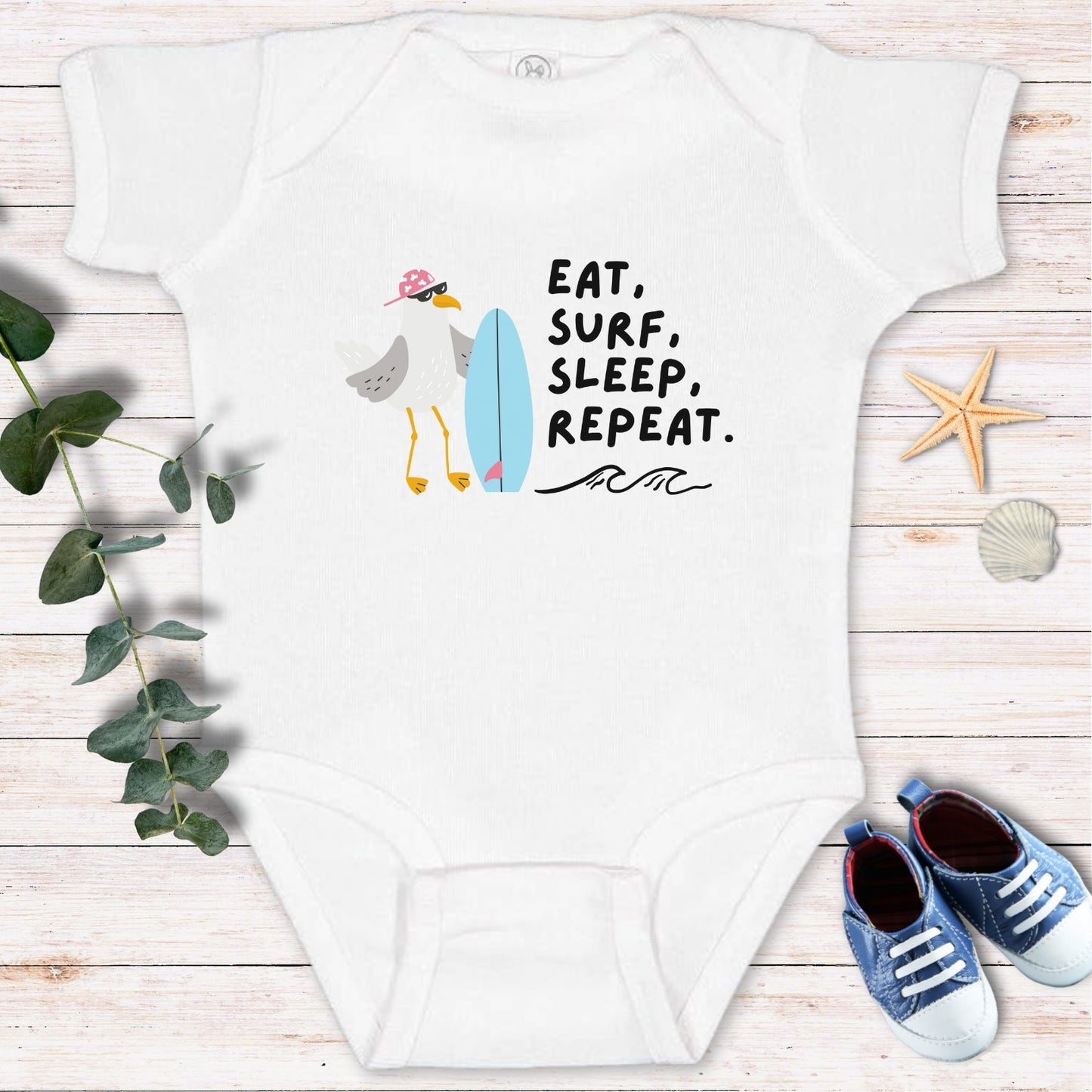 Eat surf sleep 2 Bodysuit
