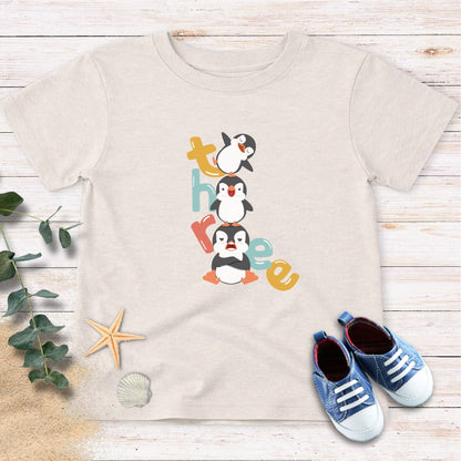 Three penguins Toddler Tee