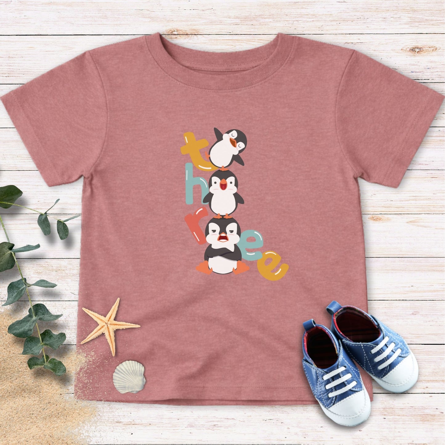 Three penguins Toddler Tee