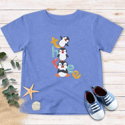 Three penguins Toddler Tee