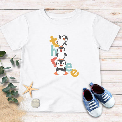 Three penguins Toddler Tee