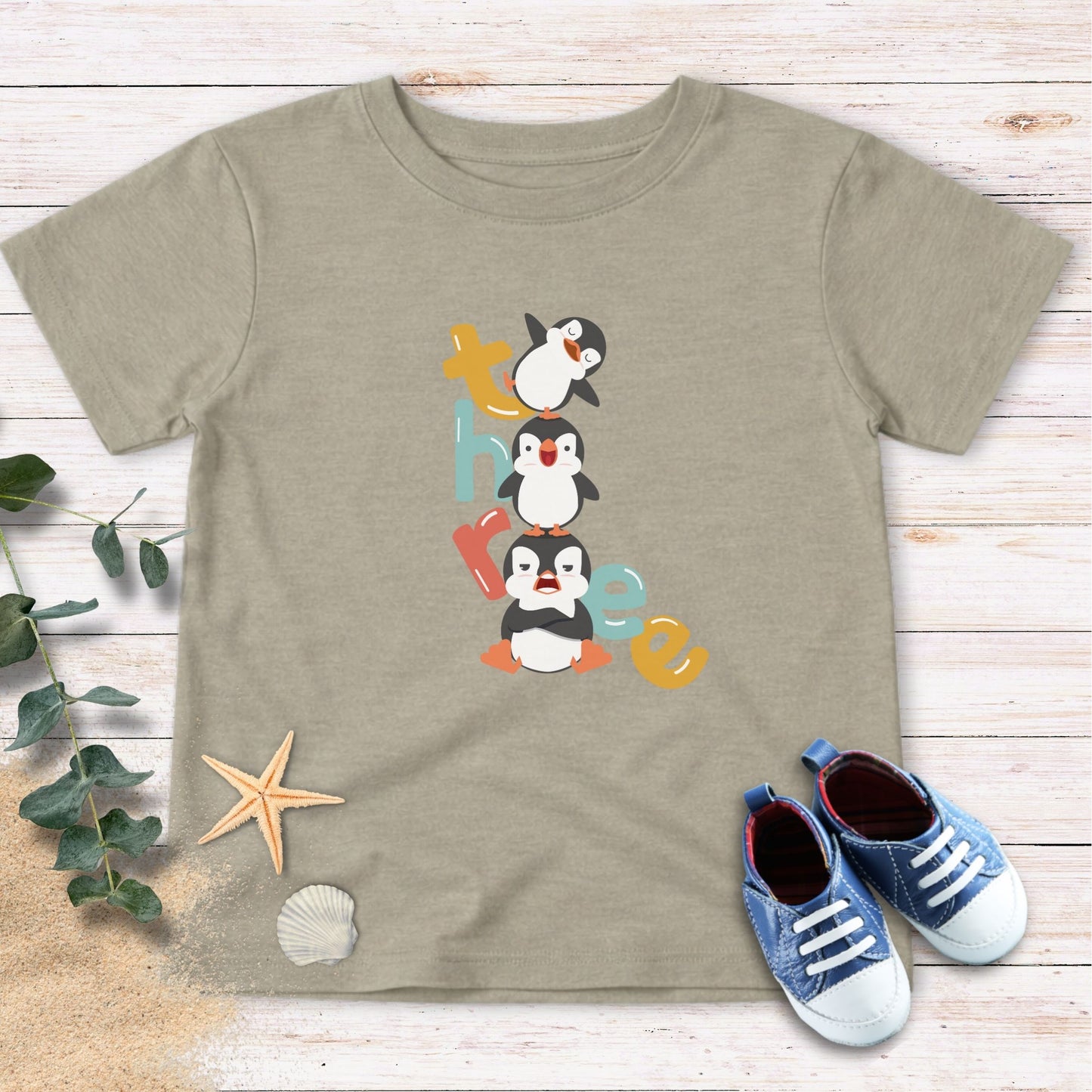 Three penguins Toddler Tee