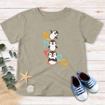 Three penguins Toddler Tee