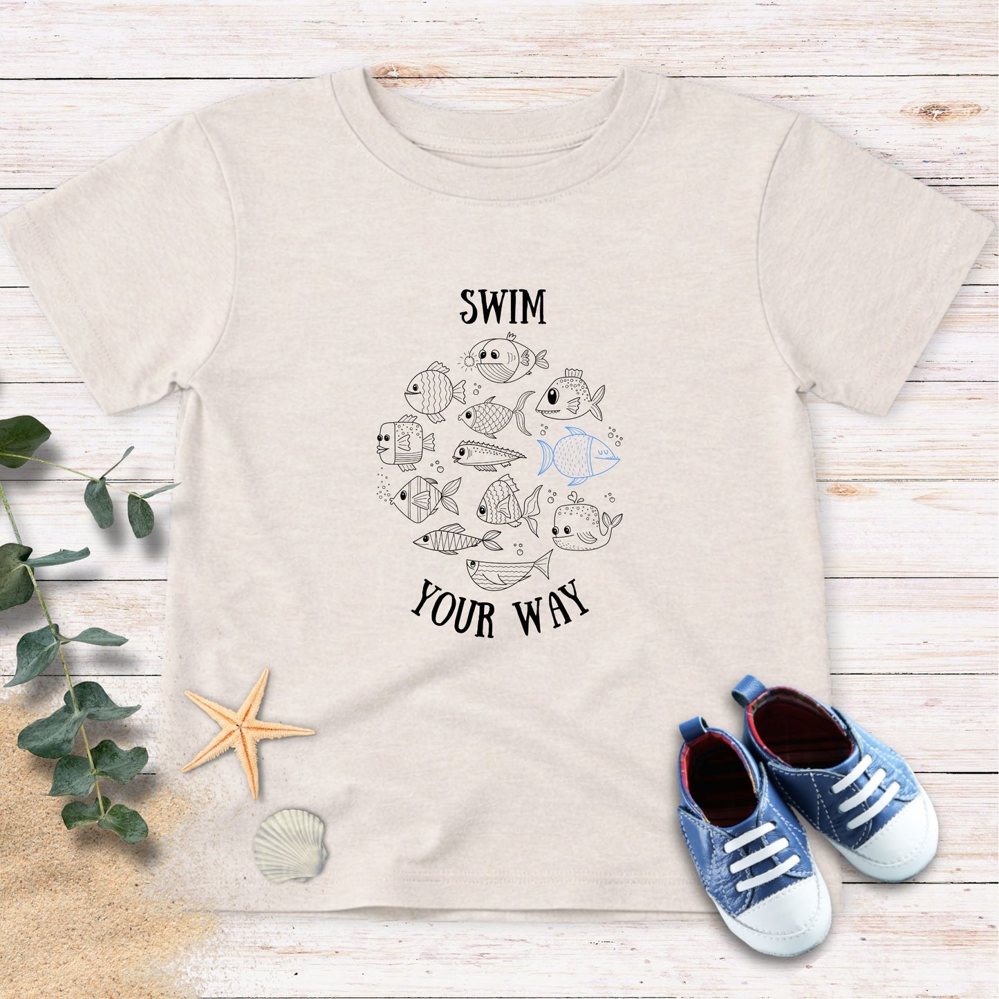 Swim your way Toddler Tee