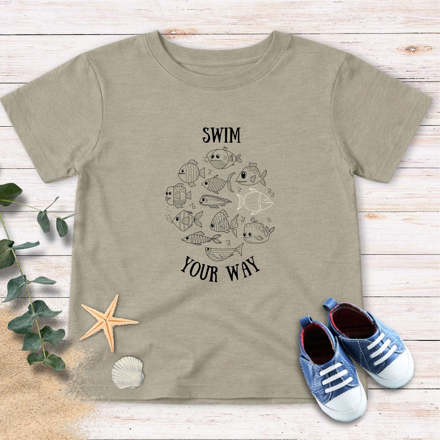 Swim your way Toddler Tee