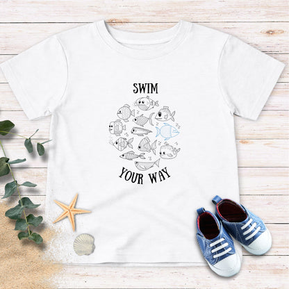 Swim your way Toddler Tee