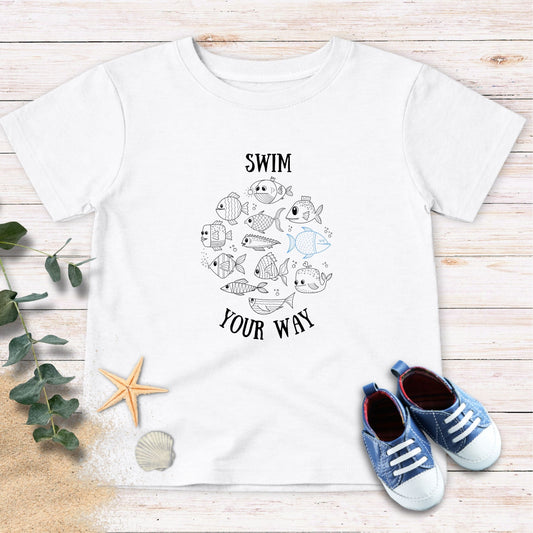 Swim your way Toddler Tee