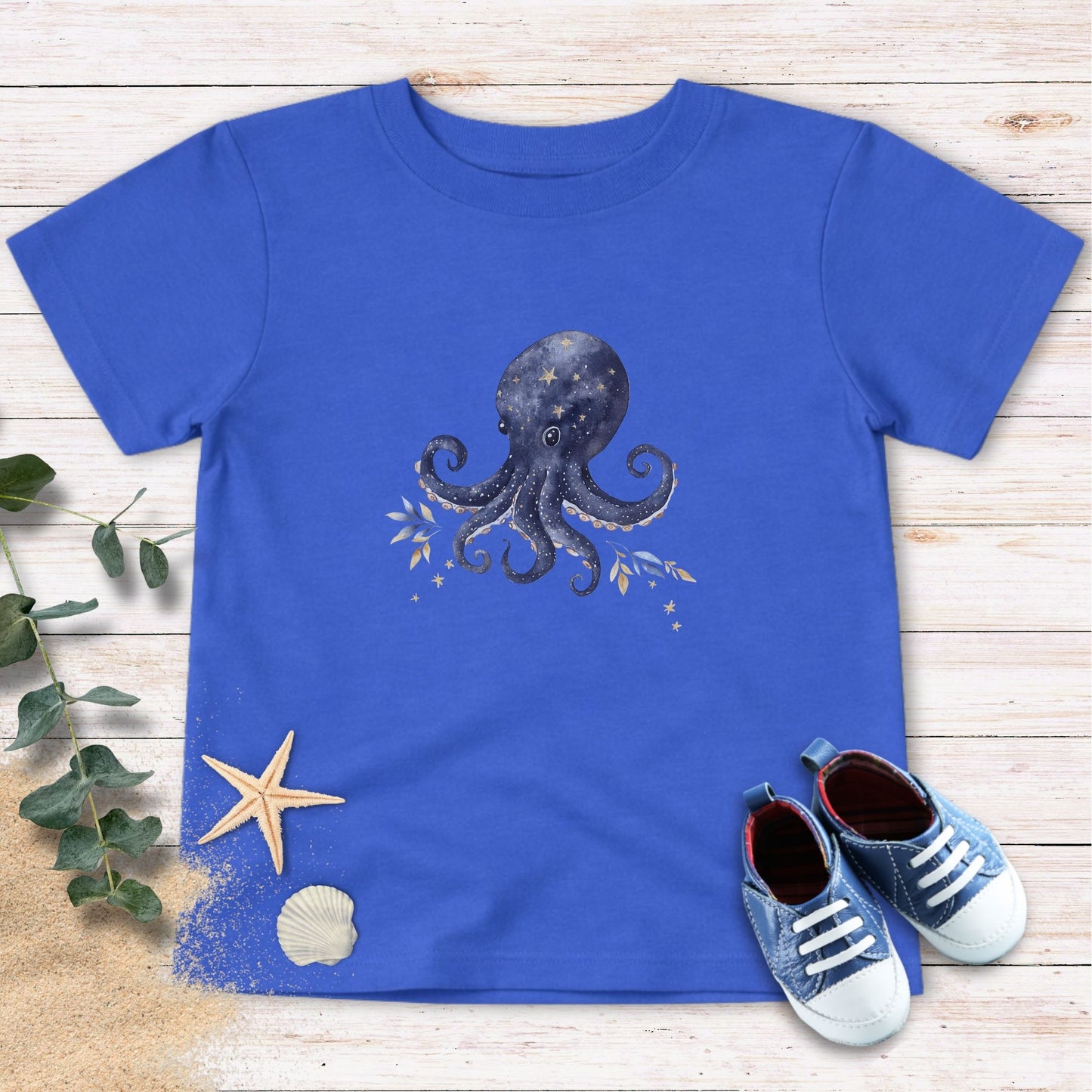 Octopus & stars Toddler Tee