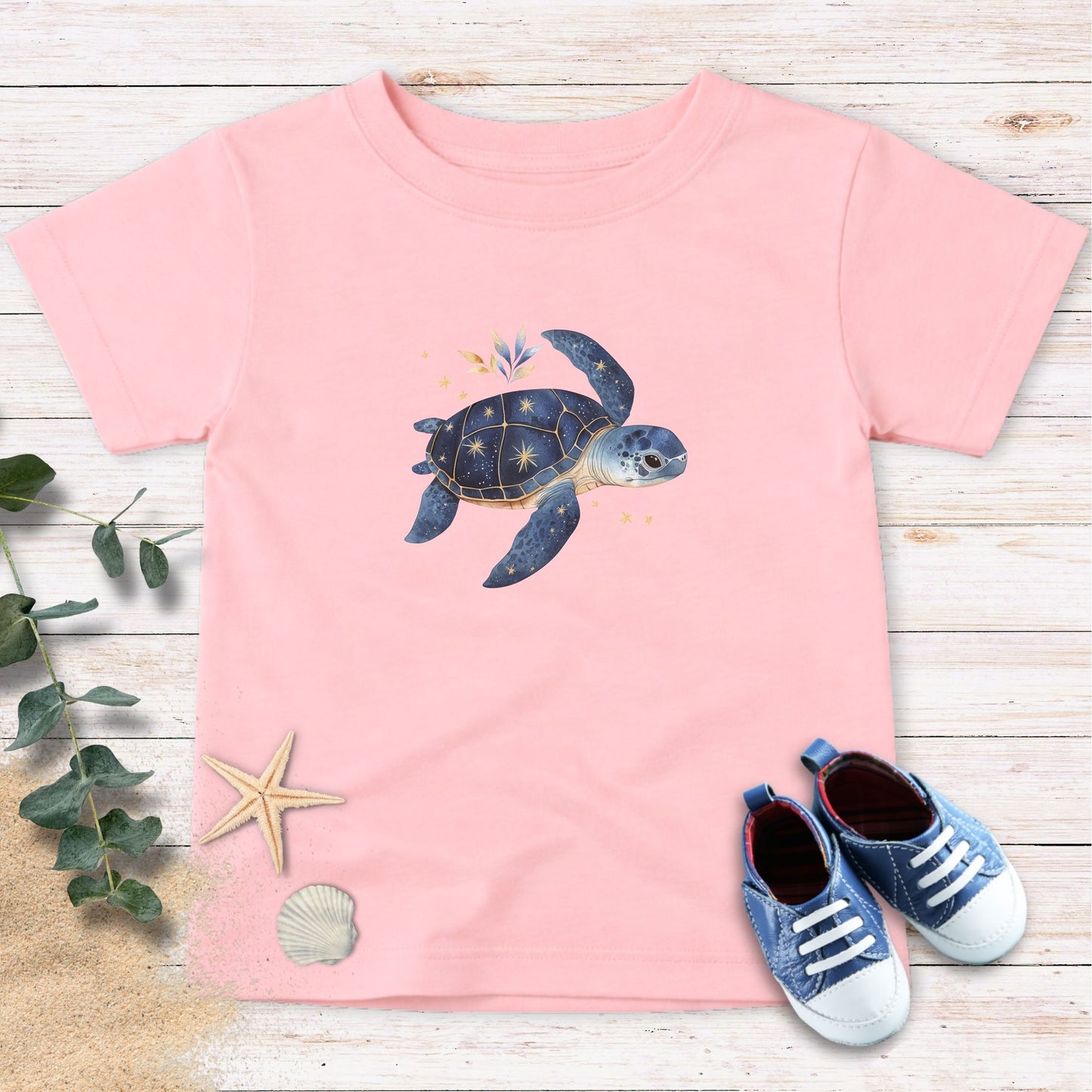 Turtle & stars Toddler Tee