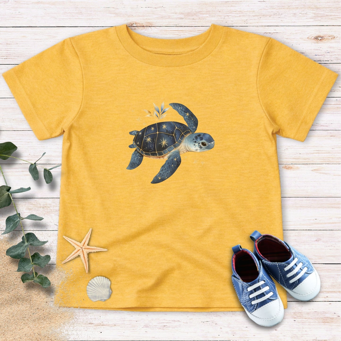 Turtle & stars Toddler Tee