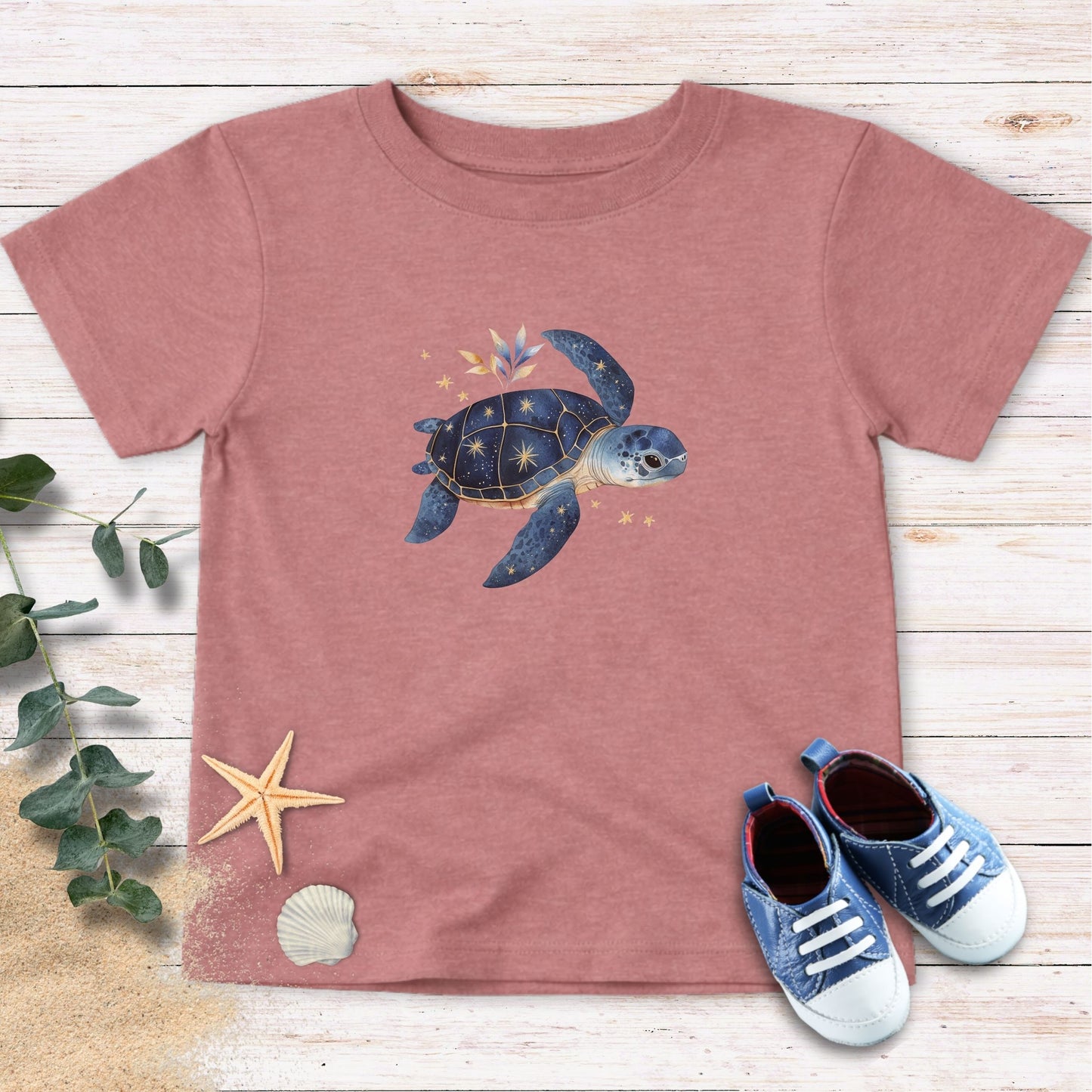Turtle & stars Toddler Tee