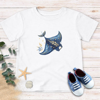 Manta Ray & stars Toddler Tee