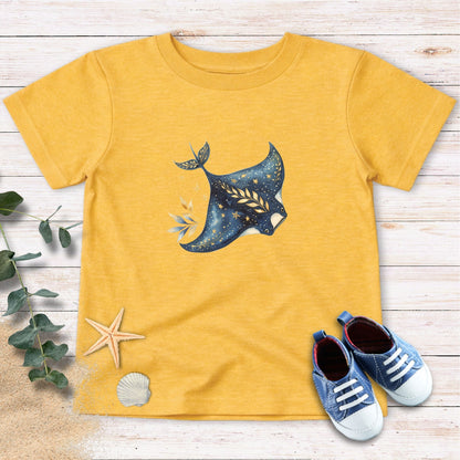 Manta Ray & stars Toddler Tee
