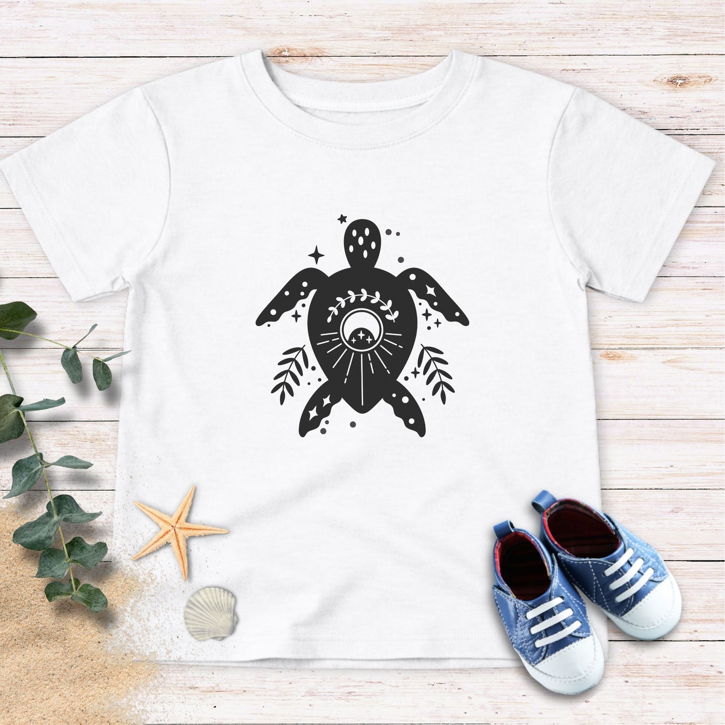 Turtle black Toddler Tee