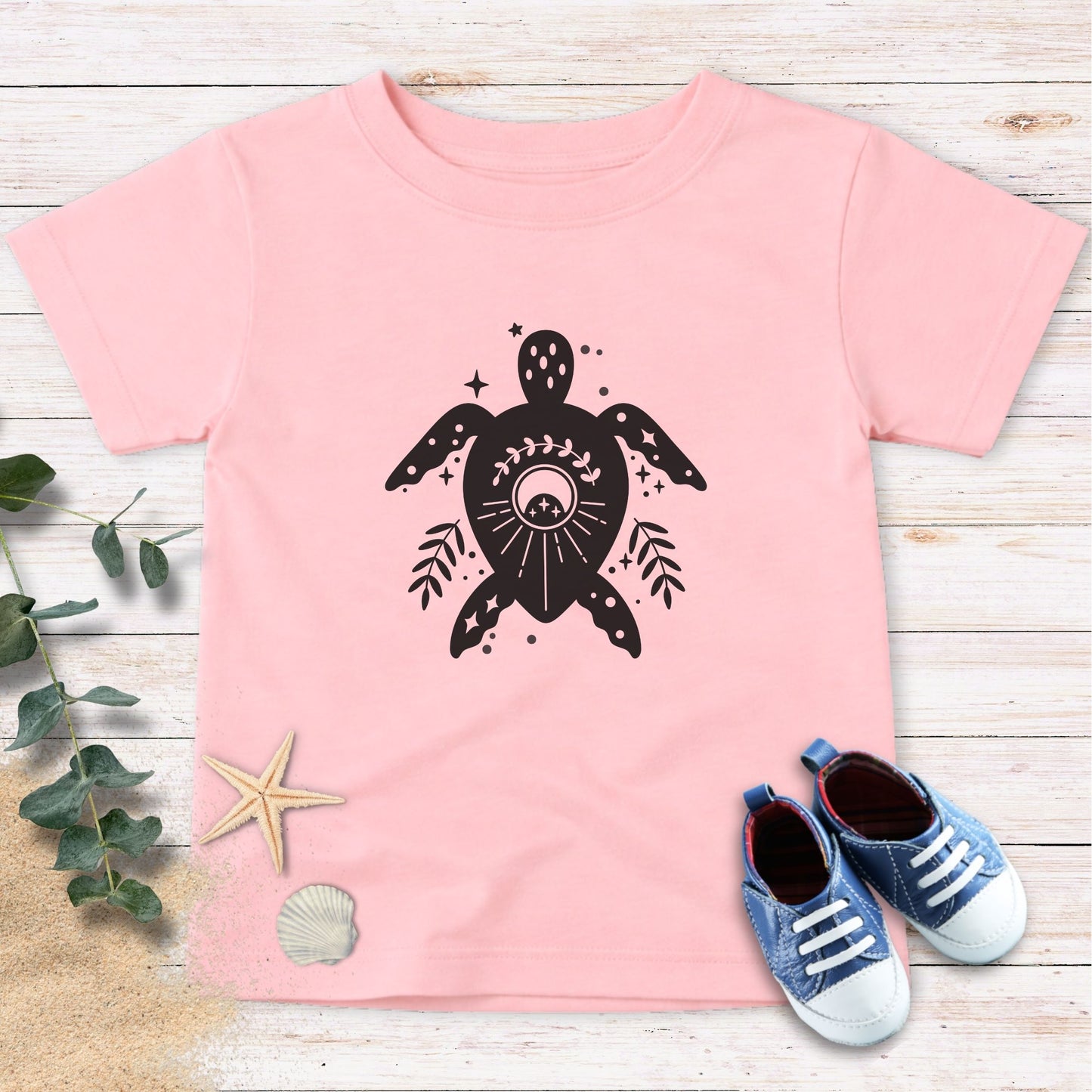 Turtle black Toddler Tee