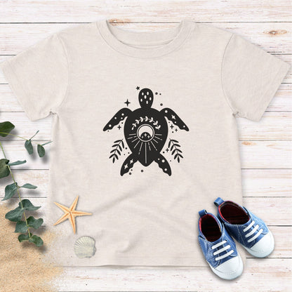 Turtle black Toddler Tee