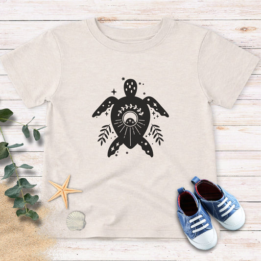 Turtle black Toddler Tee