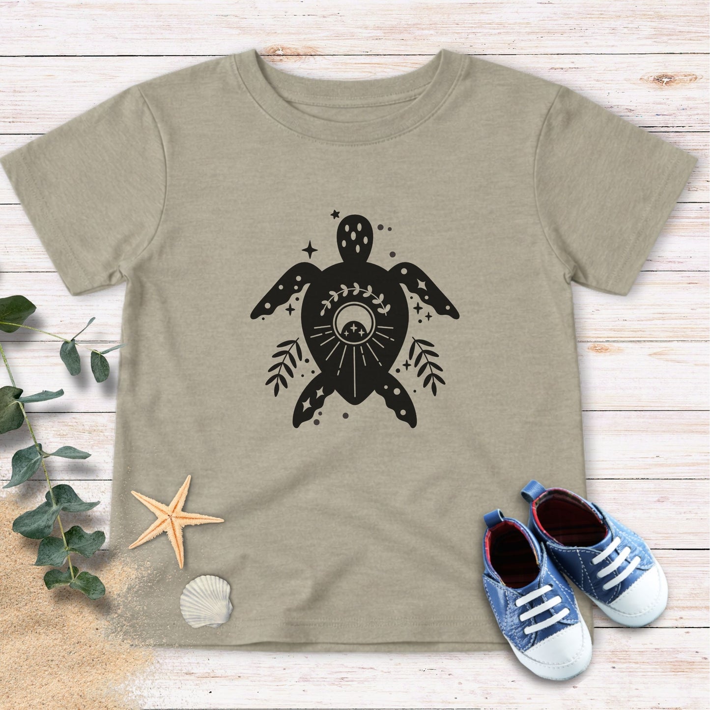 Turtle black Toddler Tee