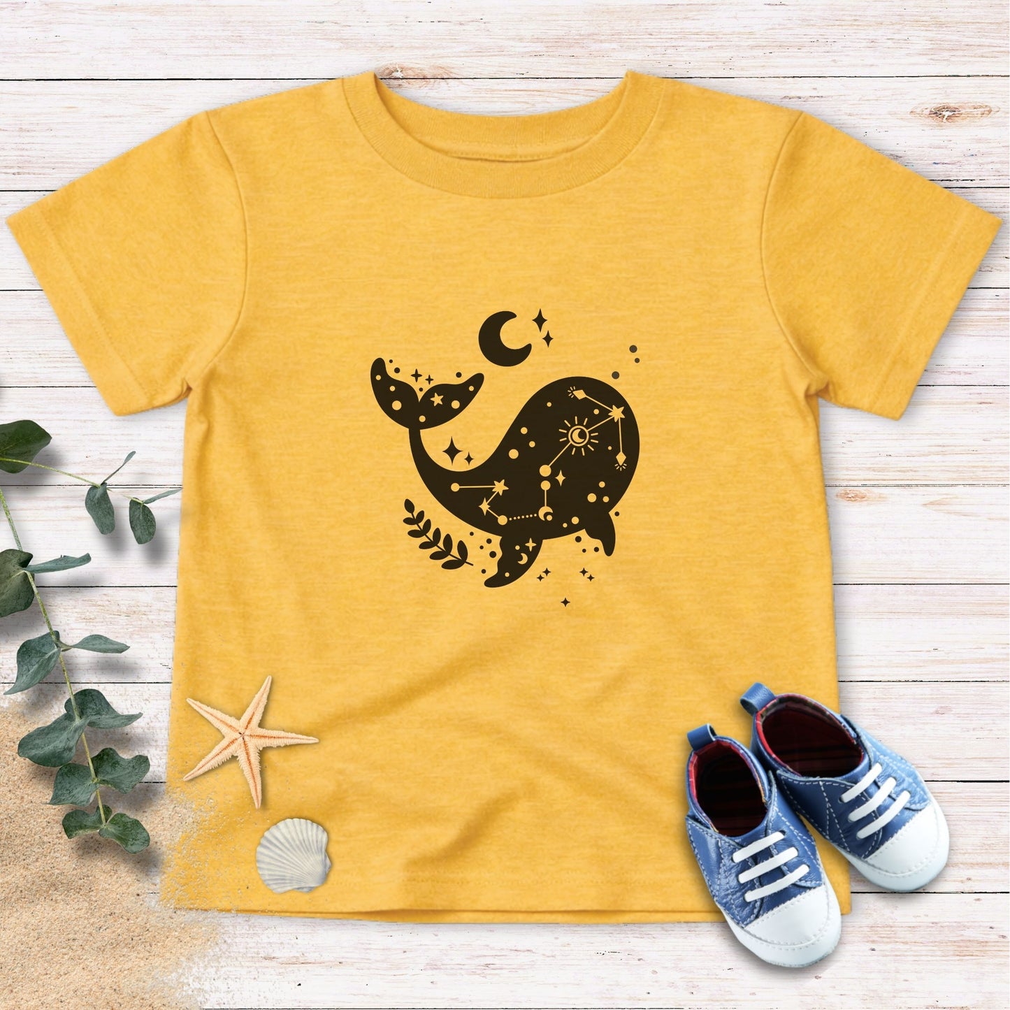 Moon & whale Toddler Tee
