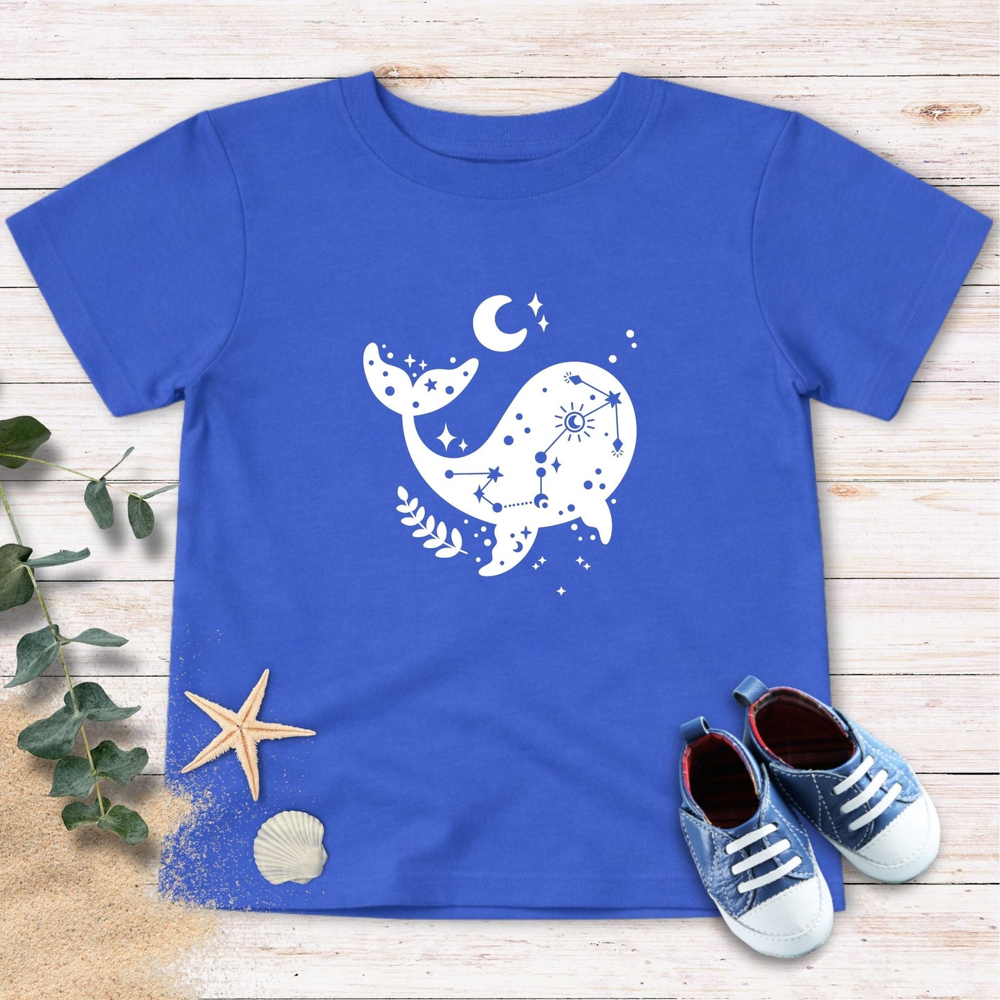 Moon & whale Toddler Tee